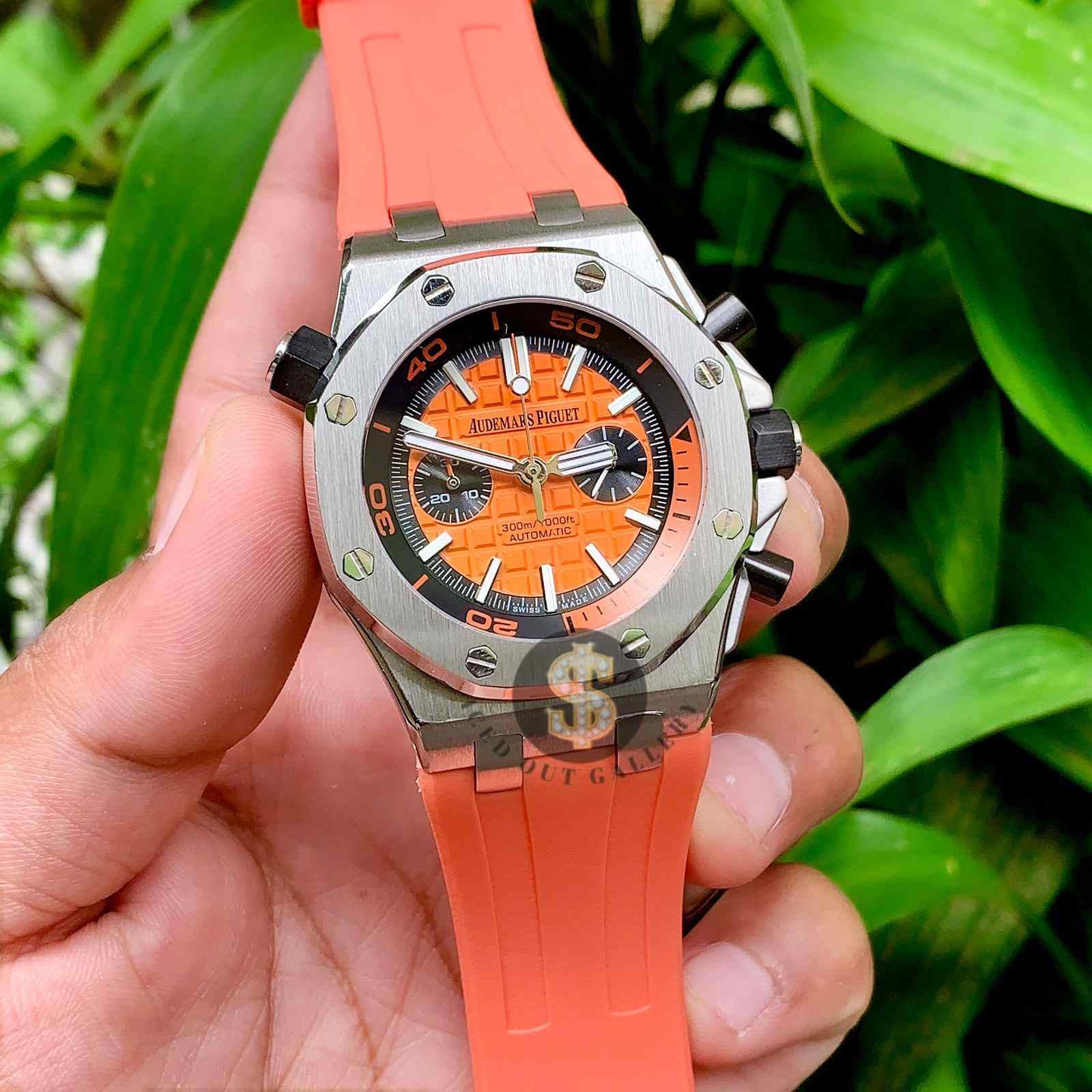 Royal oak offshore orange outlet