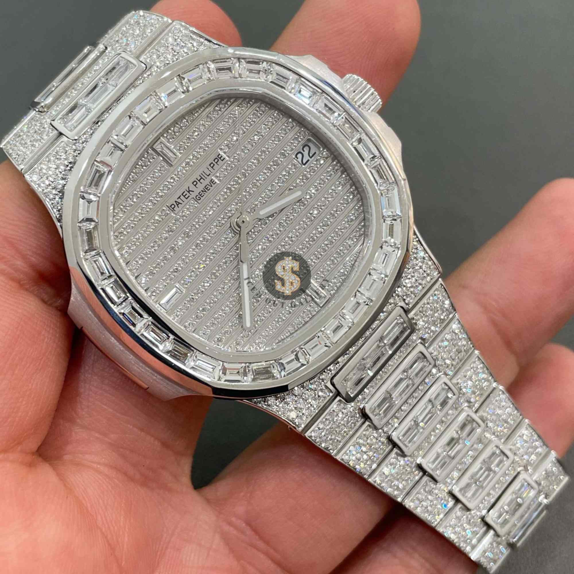 Patek iced out clearance